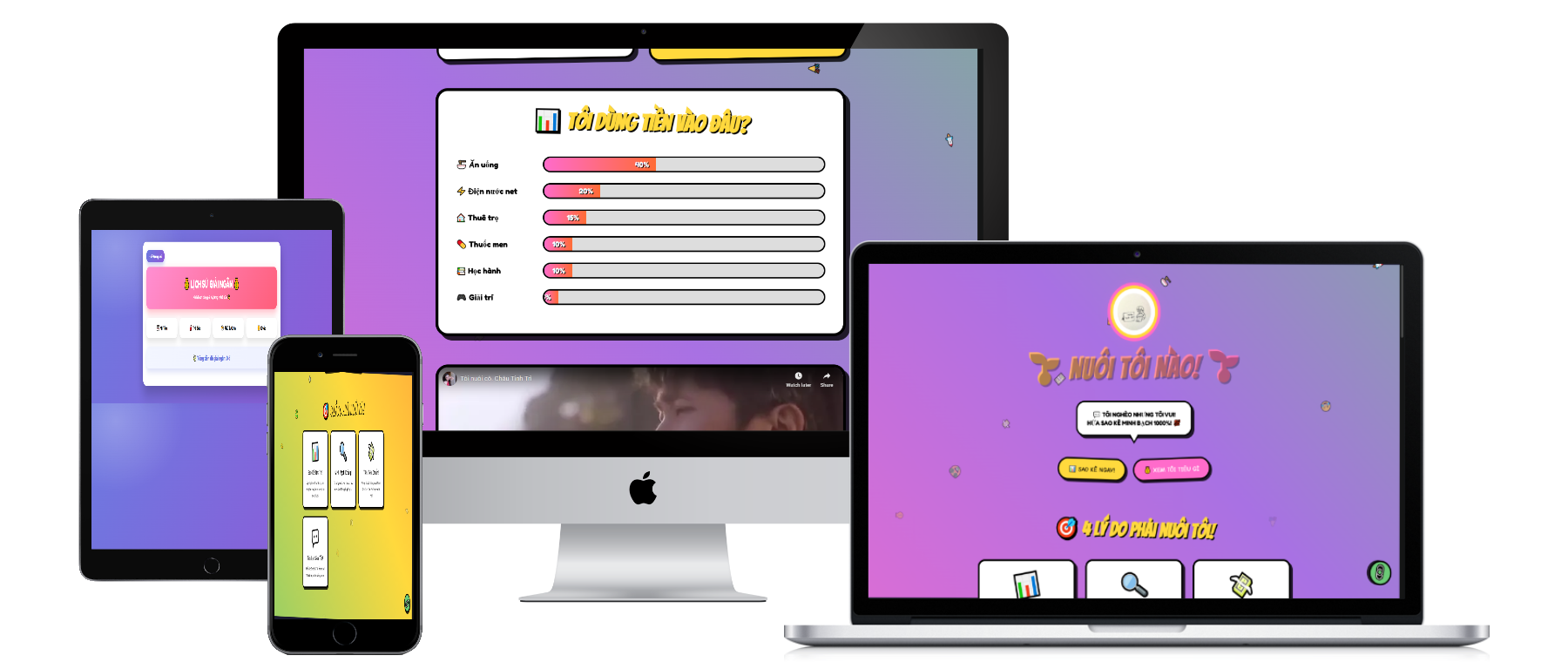 Code Tạo Web Nuôi Tôi Hot Trend